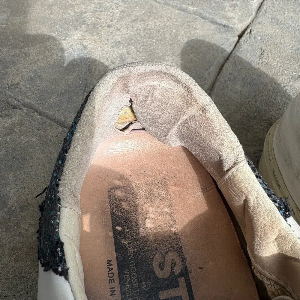 Golden Goose Sneakers with Black Star Accent - Picture 10 of 10